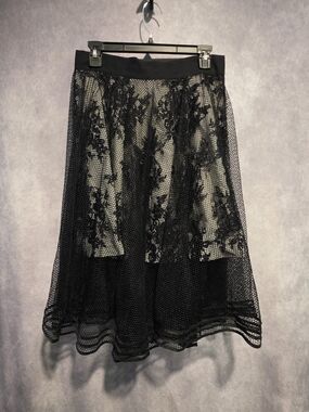 Sachin + Babi Black A-Line Skirt